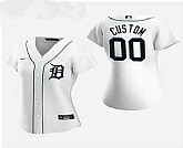 Women Customized Detroit Tigers 2020 White Home Nike Jersey